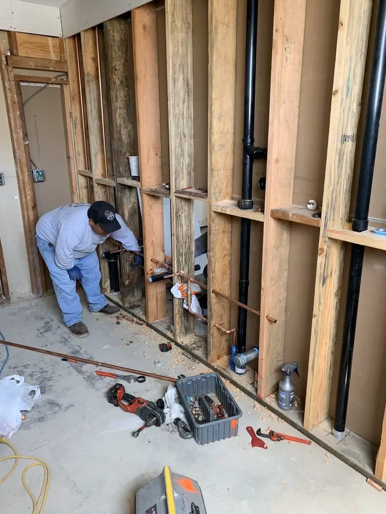 Commercial rough-in plumbing for Gas Line Repair in Natco